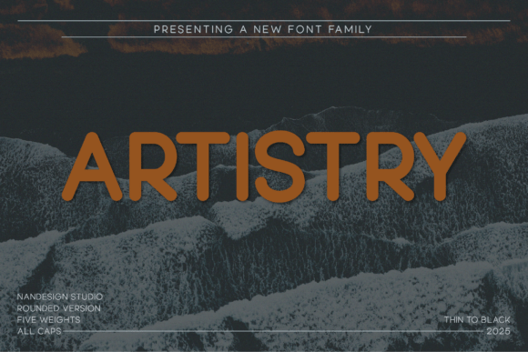Artistry Rounded: A Modern Sans Serif Font for Makers