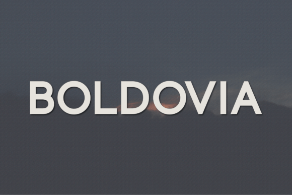 Boldovia: A Modern Sans Serif Font for Web Design