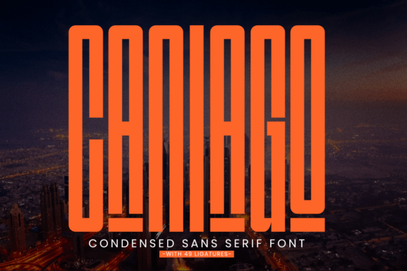 Caniago: A Bold Sans Serif Font for Modern Brands