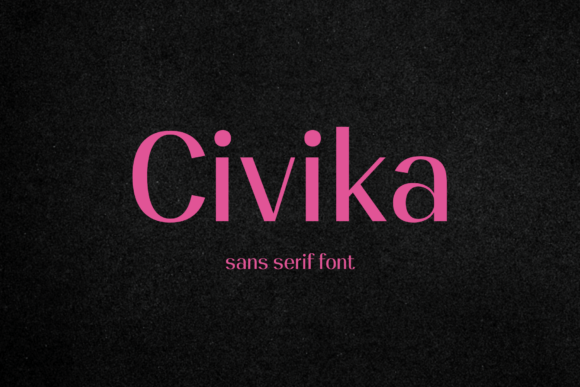 Civika: A Modern Sans Serif Font for Digital Design