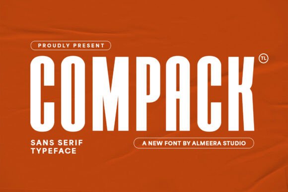 Compack: A Modern Sans Serif Typeface for Bold Marketing
