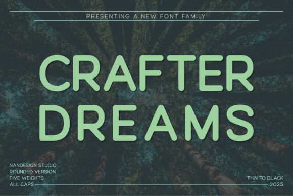 Crafter Dreams Rounded: A Modern Sans Serif for Editors
