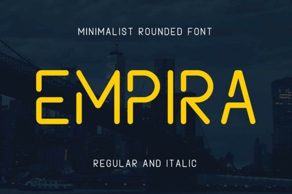 Empira: A Modern Sans Serif Font for Editorial Design