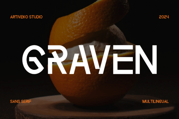Graven: A Clean Sans Serif Font for Editorial Design