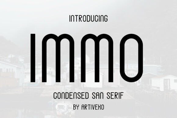 Immo: A Modern Sans Serif Font for Bold Web Design