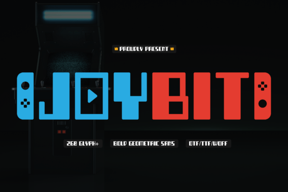 Joybit: A Bold Geometric Sans Serif for Branding