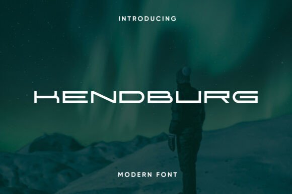 Kendburg: A Confident Sans Serif Font for Web Design