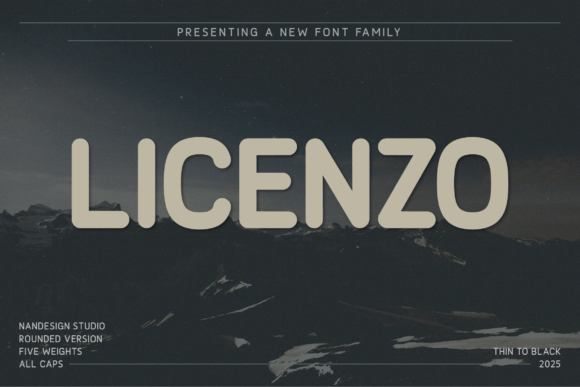 Licenzo Rounded: A Modern Sans Serif for Editorial Design
