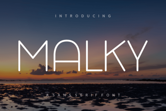 Malky: A Futuristic Sans Serif Font for Tech Branding