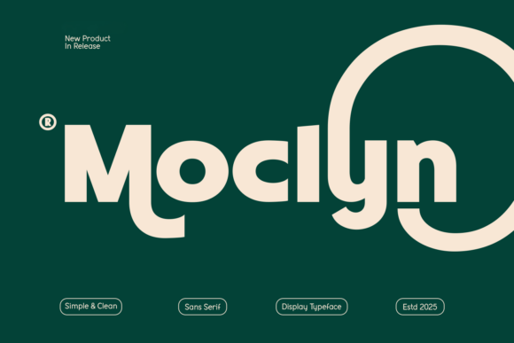 Moclyn: A Bold Sans Serif Display Font for Web