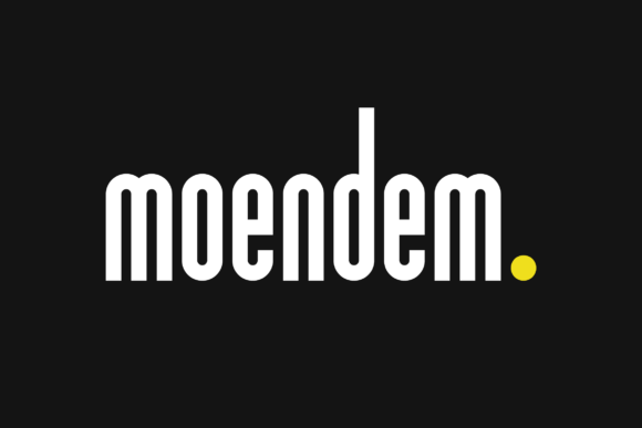 Moendem: A Bold Condensed Sans Serif for Makers
