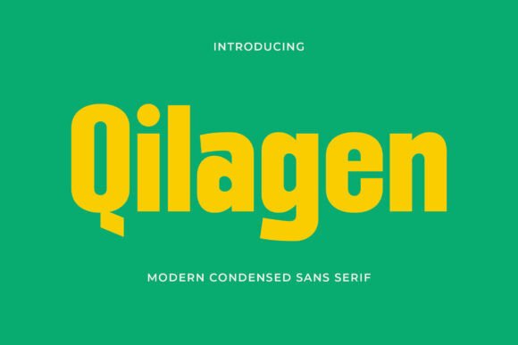 Qilagen: A Bold Sans Serif Font for Web Design