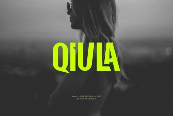 Qiula: A Bold Sans Serif Font for Modern Branding