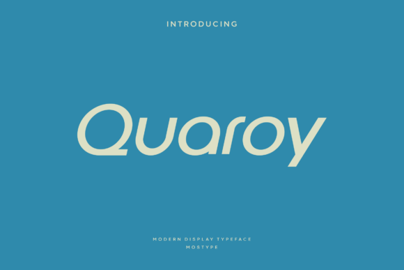 Quaroy: A Modern Sans Serif for Editorial Design