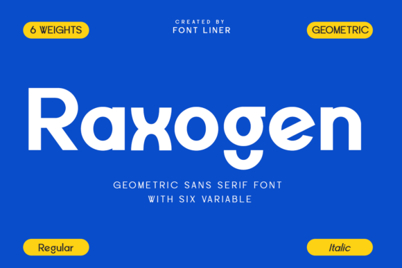 Raxogen: A Modern Sans Serif for Editorial Design
