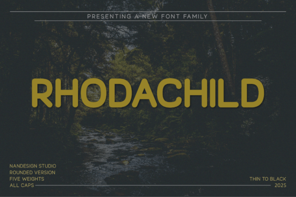 Rhodachild Rounded: A Modern Sans Serif for Brands