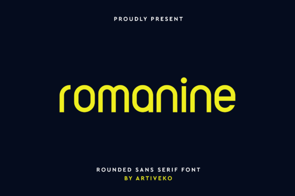 Romanine: A Modern Sans Serif for Editorial Design