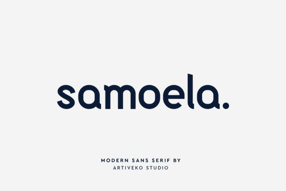 Samoela: A Modern Sans Serif Font for Web Design