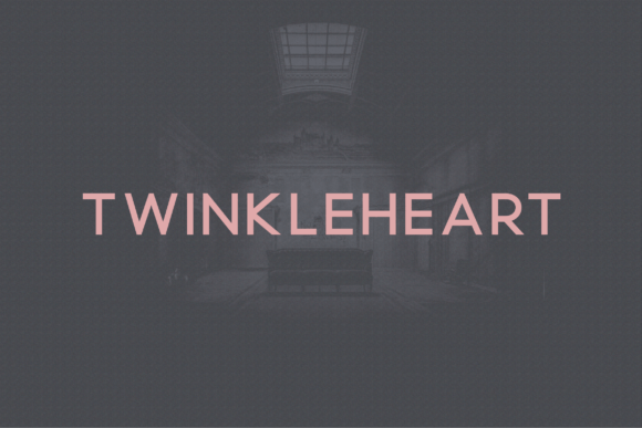 Twinkleheart: A Modern Sans Serif Typeface for Editors